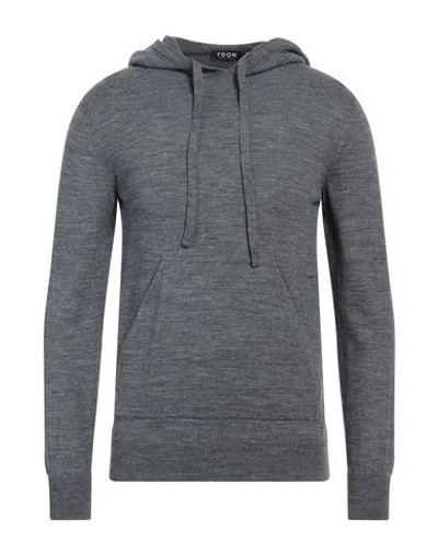 Yoon Man Sweater Grey Size 44 Acrylic, Virgin Wool, Alpaca Wool, Viscose In Grey