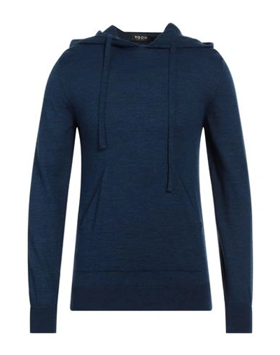 Shop Yoon Man Sweater Midnight Blue Size 44 Acrylic, Virgin Wool, Alpaca Wool, Viscose