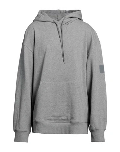 Shop Y-3 Man Sweatshirt Grey Size L Organic Cotton, Elastane