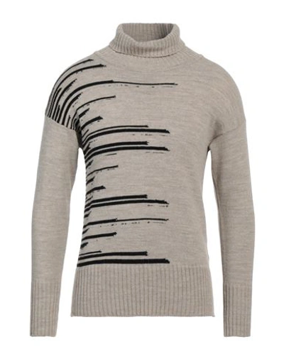 Yoon Man Turtleneck Beige Size 44 Acrylic, Virgin Wool, Alpaca Wool, Viscose In Beige