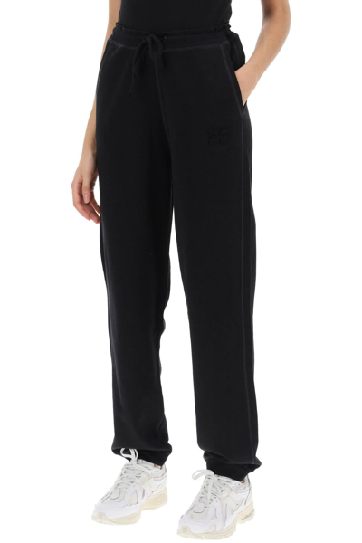 Shop Ganni Joggers In Cotton French Terry