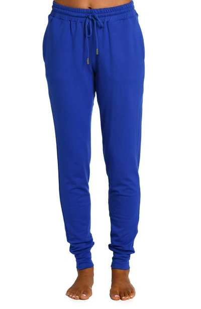 Shop La Blanca Leisure Tapered Joggers In Sapphire