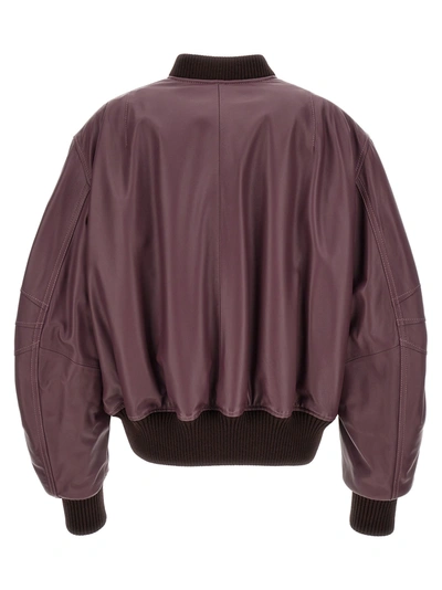 Shop Attico Anja Casual Jackets, Parka Purple