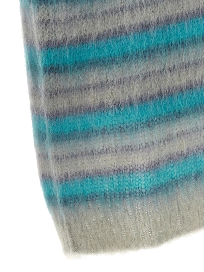 Shop Marni Brushed Stripes Fuzzy Wuzzy Gilet Multicolor