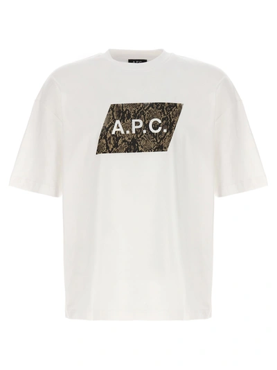 Shop Apc Cobra T-shirt White