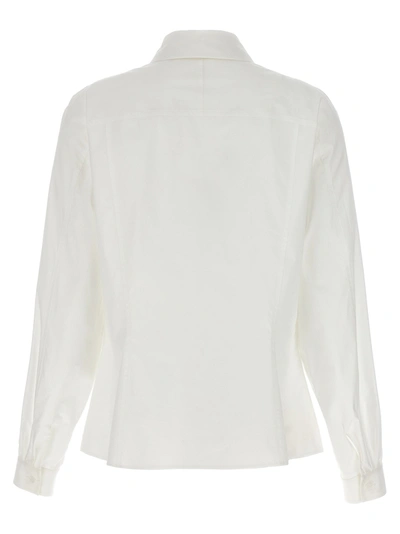 Shop Alberta Ferretti Cotton Shirt Shirt, Blouse White