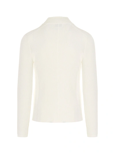 Shop Brunello Cucinelli Double Breast Cardigan Sweater, Cardigans White