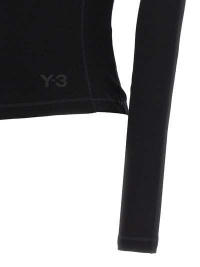 Shop Y-3 Fitted Ls T-shirt Black