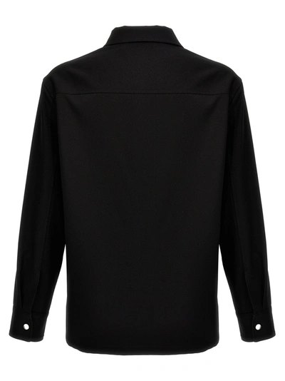 Shop Jil Sander Gabardine Shirt Shirt, Blouse Black