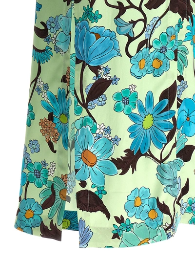 Shop Stella Mccartney Garden Print Dresses Green