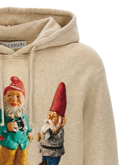 Shop Jw Anderson Gnome Trio Sweatshirt Beige