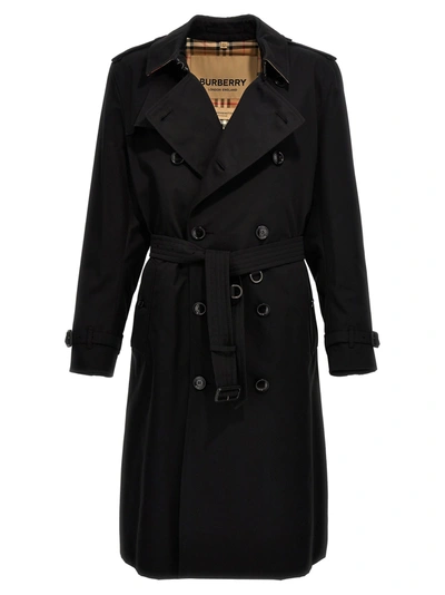 Shop Burberry Heritage Kensington Coats, Trench Coats Black