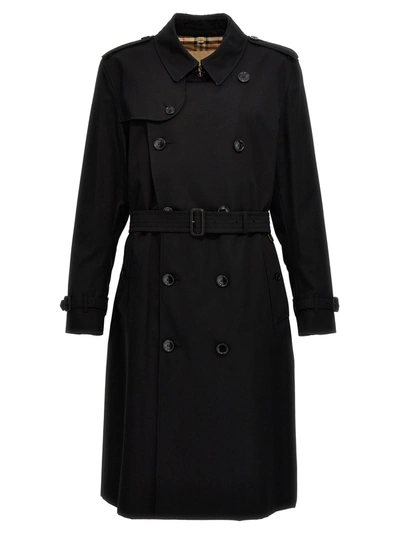 Shop Burberry Heritage Kensington Coats, Trench Coats Black