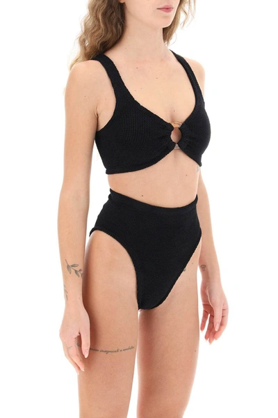 Shop Hunza G . Nadine Bikini Set In Black