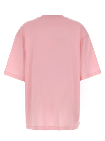 Shop Marni Logo Print T-shirt Pink