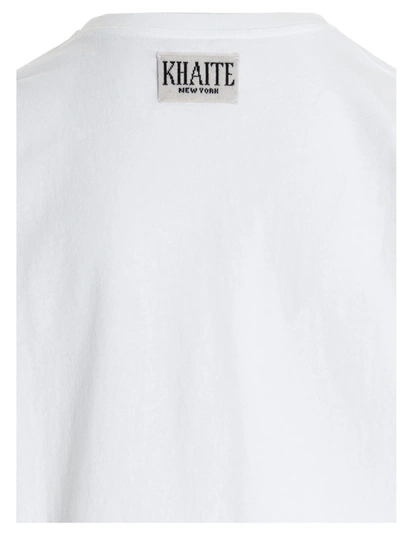 Shop Khaite Mae T-shirt White