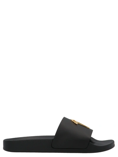 Shop Giuseppe Zanotti New Burel Sandals Black