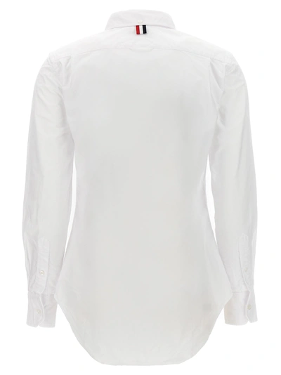 Shop Thom Browne Rwb Shirt, Blouse White