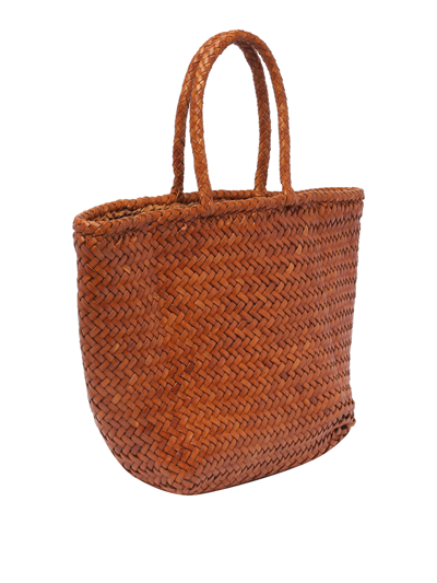 Dragon Diffusion Grace Basket Small Tote Bag In Brown