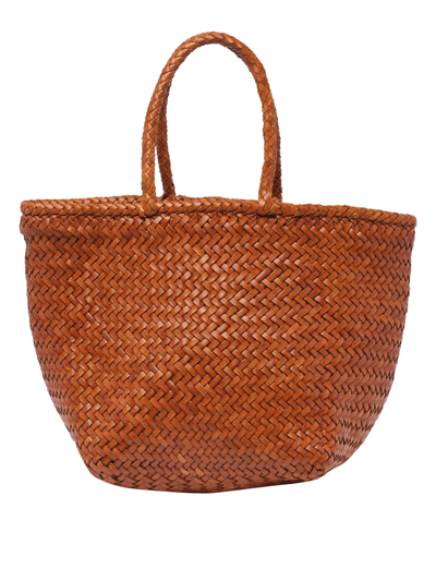 Dragon Diffusion Grace Basket Small Tote Bag In Brown
