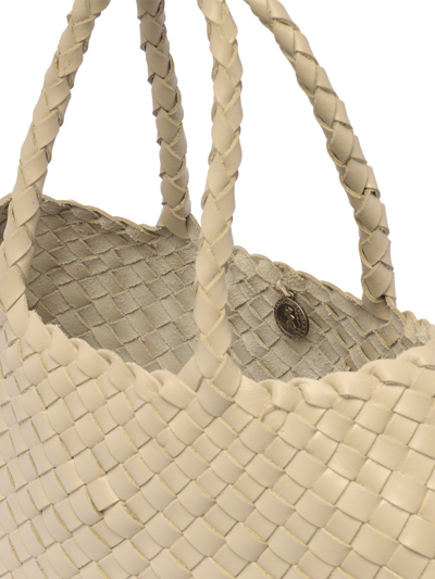 Shop Dragon Diffusion Santa Croce Small Hand Bag In White