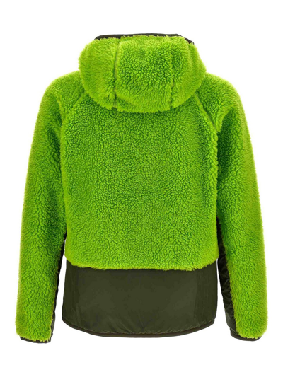 Shop Moncler Taddy Hoodie In Green