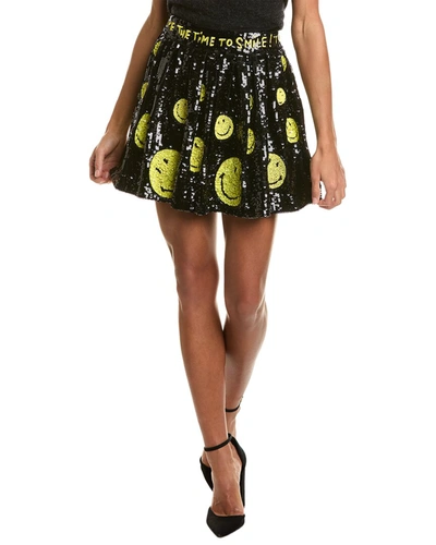 Shop Alice And Olivia Fizer Embellished Gathered Skirt In Multi