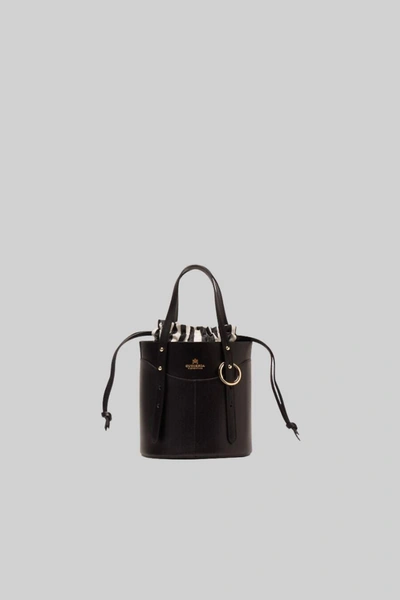 Shop Cuoieria Fiorentina Small Bucket Bag In Black