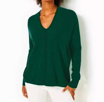Shop Lilly Pulitzer Sevie Sweater In Evergreen In Green