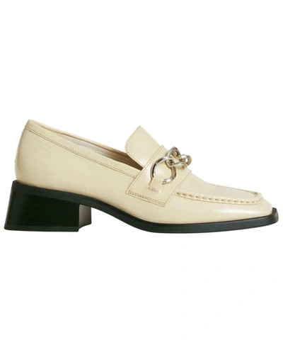 Shop Vagabond Shoemakers Blanca Patent Loafer In Beige