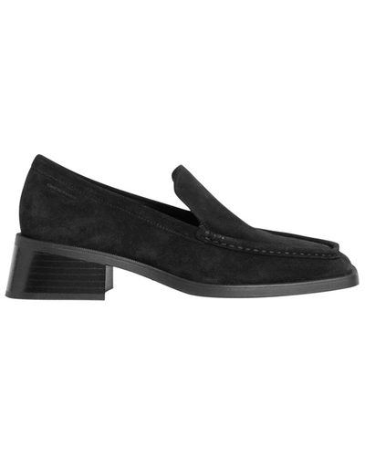 Shop Vagabond Shoemakers Blanca Suede Loafer In Black