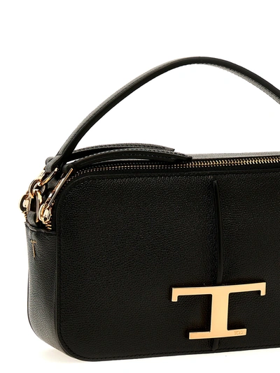 Shop Tod's T Timeless Shoulder Bags Black