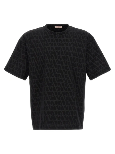 Shop Valentino Toile Iconographe T-shirt Black