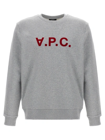 Shop Apc Vpc Sweatshirt Gray