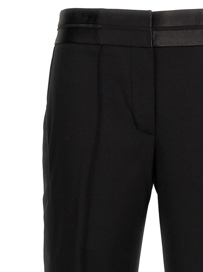 Shop Helmut Lang Wool Bootcut Pants Black