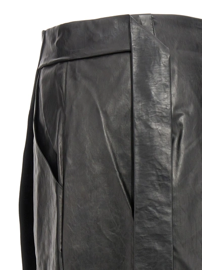 Shop Kassl Editions Wrap Skirt Oil Skirts Black