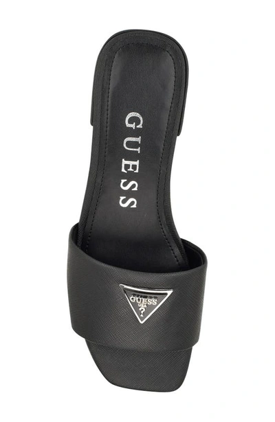 Shop Guess Tamed Slide Sandal In Black 001
