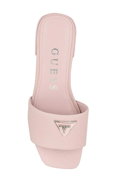 Shop Guess Tamed Slide Sandal In Medium Pink 661