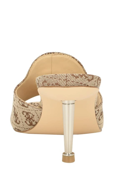 Guess Snapps Slide Sandal In Medium Brown 210