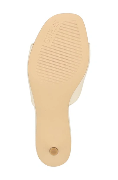 Shop Guess Snapps Slide Sandal In Ivory