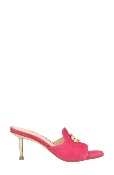 Shop Guess Snapps Slide Sandal In Medium Pink