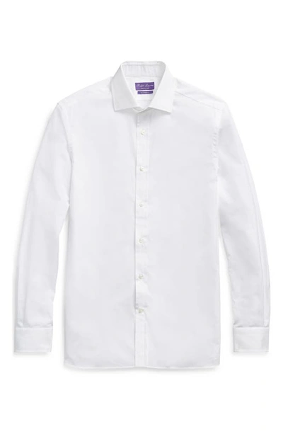 Ralph Lauren Cotton Poplin Button-up Shirt In White