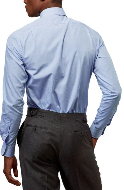 Ralph Lauren Aston Mini Gingham Cotton Poplin Button-up Shirt In Sky Blue And White