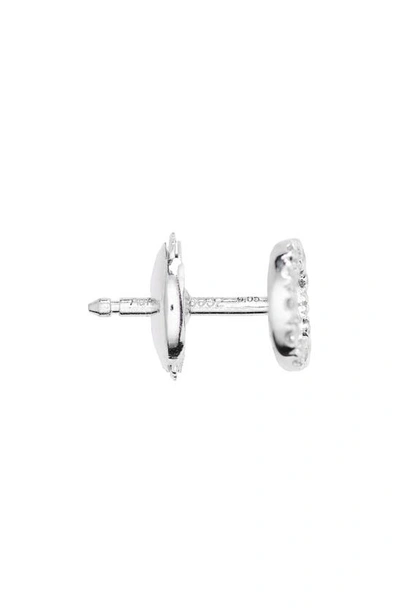 Courbet Celeste Lab-created Diamond Single Stud Earring In White Gold