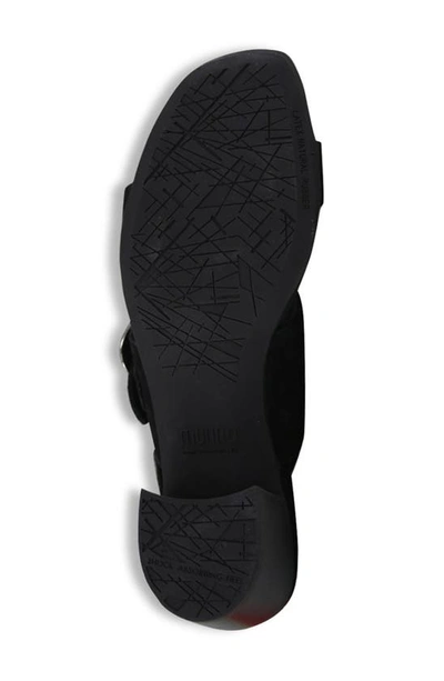 Munro Ashlin Slingback Sandal In Black Suede
