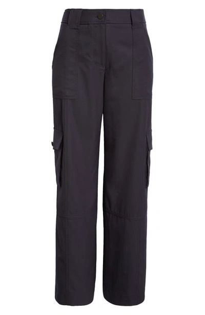 Shop Twp Stretch Wool Cargo Pants In Midnight