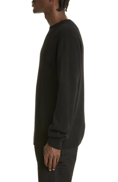 Shop The Elder Statesman Gender Inclusive Simple Cashmere Sweater In Black