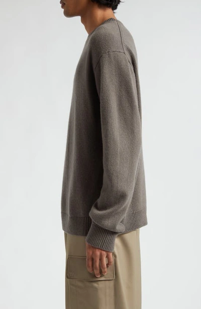 Shop The Elder Statesman Gender Inclusive Simple Cashmere Sweater In Driftwood