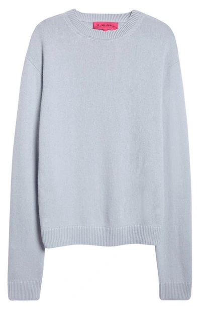 Shop The Elder Statesman Gender Inclusive Simple Cashmere Sweater In Bluebelle