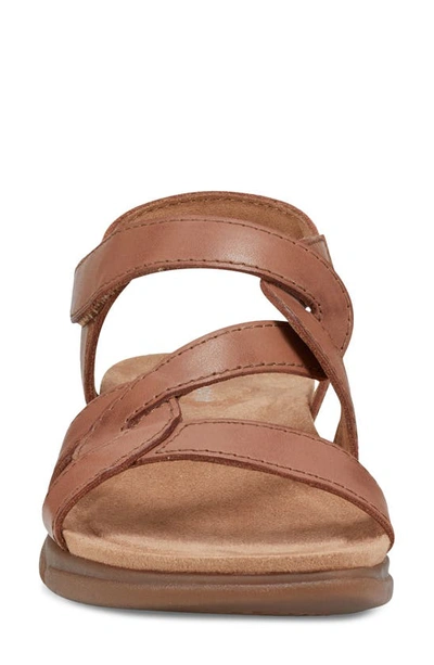 Shop Easy Spirit Minny Strappy Sandal In Medium Brown